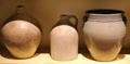 Stoneware jugs at Vermont History Museum. Montpelier, VT.