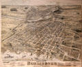 Birds Eye view of Burlington, VT graphic by J.J. Stoner of Madison, Wis. at Vermont History Museum. Montpelier, VT.