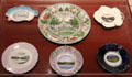 Souvenir plates of Vermont at Vermont History Museum. Montpelier, VT.