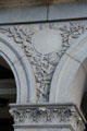 Montpelier City Hall stone carving details. Montpelier, VT.