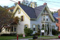 Gothic revival house with octagonal widow's walk on Main St. Montpelier, VT.