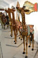 Carousel giraffes in circus building at Shelburne Museum. Shelburne, VT.