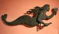 Carved wood mermaid weathervane by Warren Gould Roby of Wayland, MA at Shelburne Museum. Shelburne, VT.