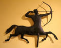 Copper centaur weathervane attrib. A.L. Jewell & Co. at Shelburne Museum. Shelburne, VT.