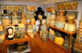 Bandbox & hatbox collection at Shelburne Museum. Shelburne, VT.