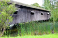 Covered bridge by George W. Holmes at Shelburne Museum. Shelburne, VT.