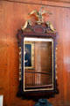 Early American mirror in Webb House at Shelburne Museum. Shelburne, VT.