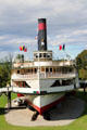 Steamboat Ticonderoga used on Lake Champlain at Shelburne Museum. Shelburne, VT