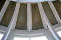 Top deck promenade ceiling decoration aboard Ticonderoga at Shelburne Museum. Shelburne, VT.
