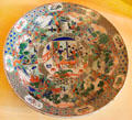 Chinese Porcelain Charger from K'ang Hsi period at Marsh-Billings-Rockefeller Mansion. Woodstock, VT.