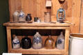 Stoneware jugs at Billings Farm & Museum. Woodstock, VT.