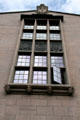 Detail of window panels on Gerberding Hall at University of Washington. Seattle, WA.