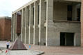 Kane Hall & sculpture on Central Plaza at University of Washington. Seattle, WA.