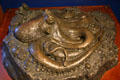 Bronze octopus sculpture at Seattle Aquarium. Seattle, WA.