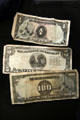 Philippines occupation money issued by Japanese on U.S. currency designs at Coast Guard Museum Northwest. Seattle, WA.