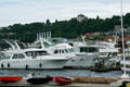 Yacht marina on Lake Union. Seattle, WA.