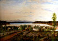View of Olympia by Elizabeth O. Kimball in State Capital Museum. Olympia, WA.