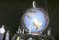 NASA globe in Federal Science Pavilion at Century 21 Exposition. Seattle, WA.