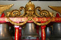 Baroque details & bells on Ringling Bros. bell wagon at Circus World Museum. Baraboo, WI.