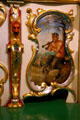 Painting of Pan playing pipes on Royal American Shows Gavioli Band Organ at Circus World Museum. Baraboo, WI.