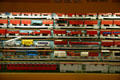 Collection of model circus trains at Circus World Museum. Baraboo, WI.