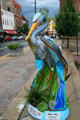 Royal Blue Heron by Joan Gundersen. La Crosse, WI.