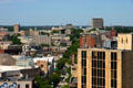 View along State St. from State Capitol dome to University of Wisconsin-Madison. Madison, WI.