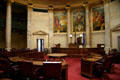 Senate chamber of Wisconsin State Capitol. Madison, WI.