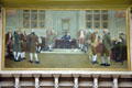 Painting of signing of US Constitution by Albert Herter in Supreme Court Chamber in Wisconsin State Capitol. Madison, WI.
