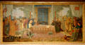 Painting of signing of Magna Carta by Albert Herter in Supreme Court Chamber in Wisconsin State Capitol. Madison, WI.