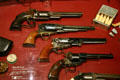 Civil War revolvers at Wisconsin Veterans Museum. Madison, WI.