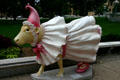Ballerina Munchkin Cow by Mike Dowdell in Madison CowParade. Madison, WI.