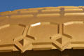 Detail of Lippincott & Margulies' Golden Rondelle now at SC Johnson Wax compound. Racine, WI.