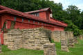 Midway Barn at Taliesin used for Wright's farming operations. WI.