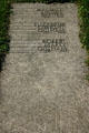Tombstone of Frank Lloyd Wright's children at Unity Chapel near Taliesin. WI.