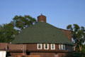Roof details of Round Barn Restaurant. Spring Green, WI