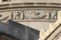 American eagle low reliefs carved into limestone on West Virginia State Capitol. Charleston, WV.