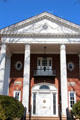 Portico & Corinthian columns on West Virginia Governor's Mansion. Charleston, WV.
