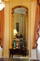 Full length mirror between fluted pilasters in ballroom at West Virginia Governor's Mansion. Charleston, WV.
