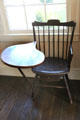 Writing chair with drawer below seat in bedroom at Craik-Patton House. Charleston, WV.