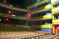 Performance hall auditorium at Clay Center for The Arts & Sciences. Charleston, WV.