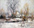 Spring Snow painting by Frank Swift Chase at Huntington Museum of Art. Huntington, WV.