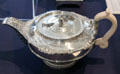 Silver teapot by Paul Storr of Britain at Huntington Museum of Art. Huntington, WV.