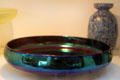 Iridescent glass Float Bowl by Dugan Glass Co., Indiana, PA at Huntington Museum of Art. Huntington, WV.