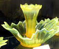 Heirloom epergne bowl & vase at Fostoria Glass Museum. Moundsville, WV.