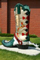 The Fifth Ace Gambler's cowboy art boot by Max Larkin. Cheyenne, WY.