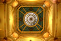 Dome interior at Wyoming State Capitol. Cheyenne, WY
