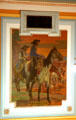 Mural of Cattlemen by Allen Tupper True in House of Wyoming State Capitol. Cheyenne, WY.