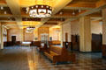 Art Deco lobby of former Union Pacific Cheyenne depot. Cheyenne, WY.