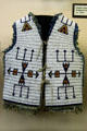 Arapaho Indian beaded child's vest at Nelson Museum of the West. Cheyenne, WY.